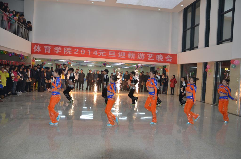 体育学院2014年“温情元旦 暖溢八里湖”元旦游艺晚会圆满举行